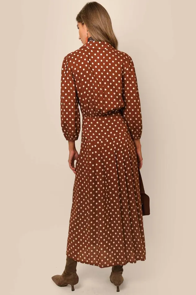 Izzy Copper Dot Women RIXO Dresses Izzy Copper Dot Women RIXO Dresses