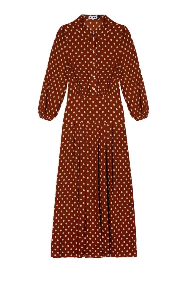 Izzy Copper Dot Women RIXO Dresses Izzy Copper Dot Women RIXO Dresses