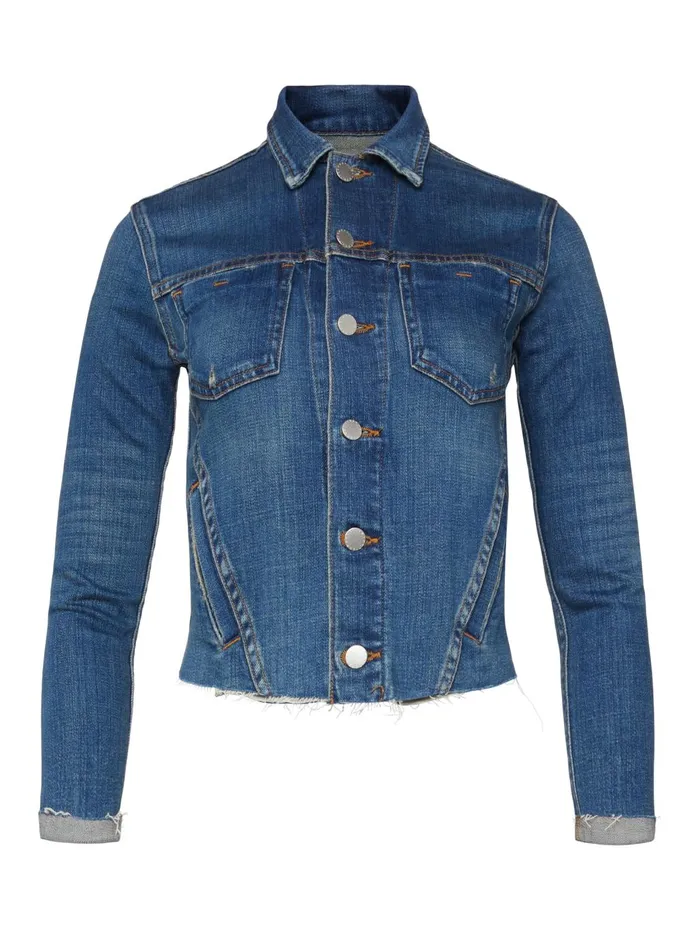 Janelle Denim Jacket Authentique Women L039Agence Blazers and Jackets