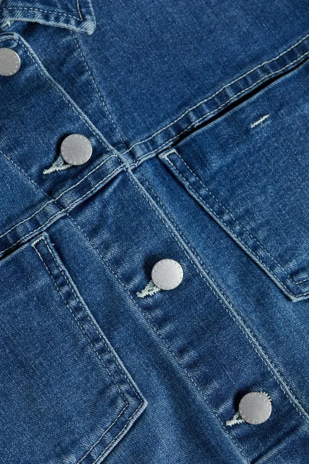 Janelle Denim Jacket Stanton Women L039Agence Blazers and Jackets