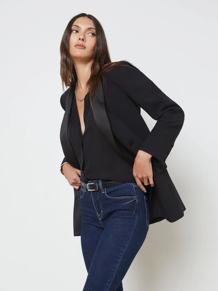 Jayda Blazer Blackblack Women L039Agence Blazers and Jackets