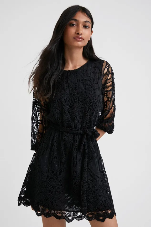Johnson Hartig Crochetstyle Dress Women Desigual Dresses