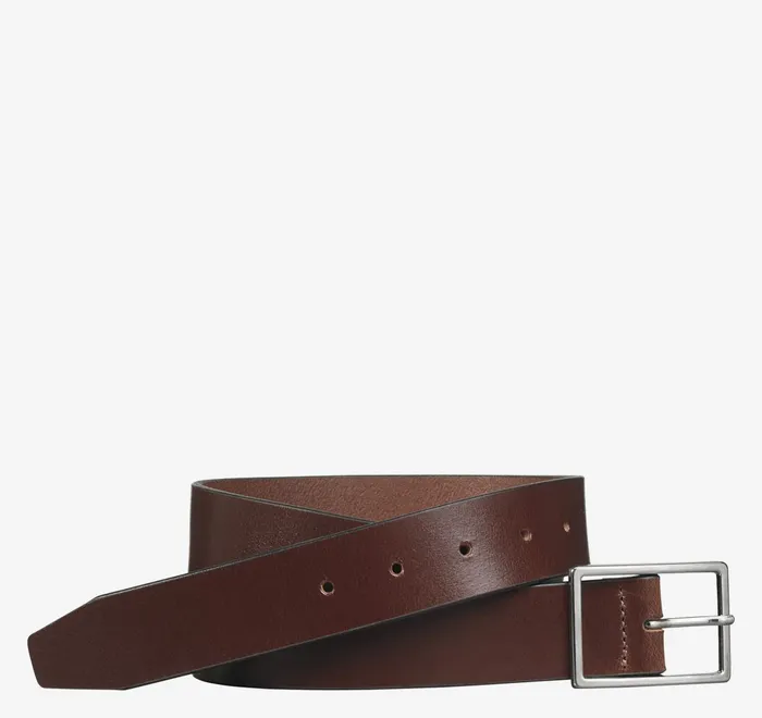 JohnstonandMurphy Belts PolishedNickel Buckle Belt Brown 8211 Men