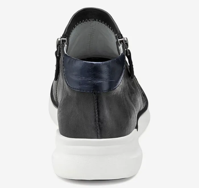 JohnstonandMurphy Boots and Booties Emery Zip Bootie Black Italian Washed Sheepskin 8211 Women JohnstonandMurphy Boots and Booties Emery Zip Bootie Black Italian Washed Sheepskin 8211 Women