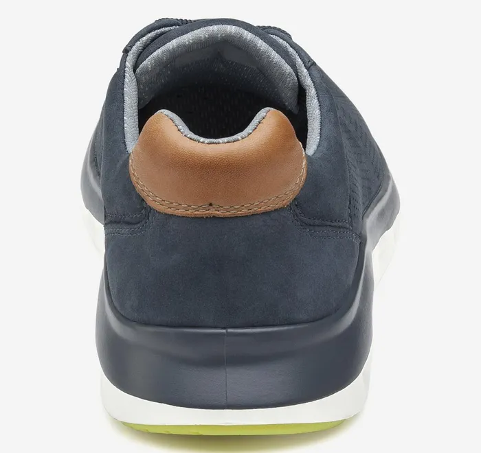 JohnstonandMurphy LaceUps Activate UThroat Navy Nubuck 8211 Men JohnstonandMurphy LaceUps Activate UThroat Navy Nubuck 8211 Men