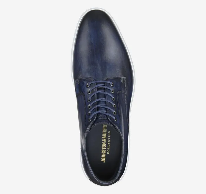 JohnstonandMurphy LaceUps Bolivar Plain Toe Boot Navy Handstained Calfskin 8211 Men JohnstonandMurphy LaceUps Bolivar Plain Toe Boot Navy Handstained Calfskin 8211 Men