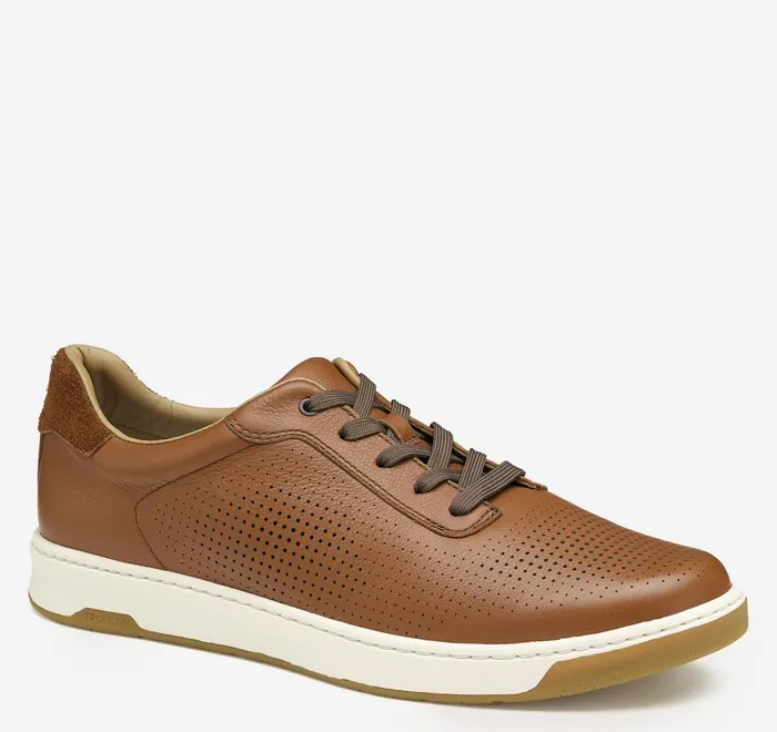 JohnstonandMurphy LaceUps Daxton UThroat Tan Full Grain 8211 Men
