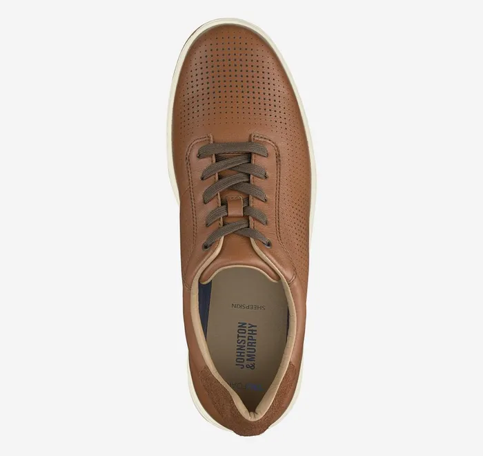 JohnstonandMurphy LaceUps Daxton UThroat Tan Full Grain 8211 Men JohnstonandMurphy LaceUps Daxton UThroat Tan Full Grain 8211 Men