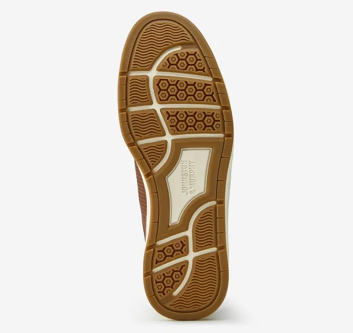JohnstonandMurphy LaceUps Daxton UThroat Tan Full Grain 8211 Men JohnstonandMurphy LaceUps Daxton UThroat Tan Full Grain 8211 Men