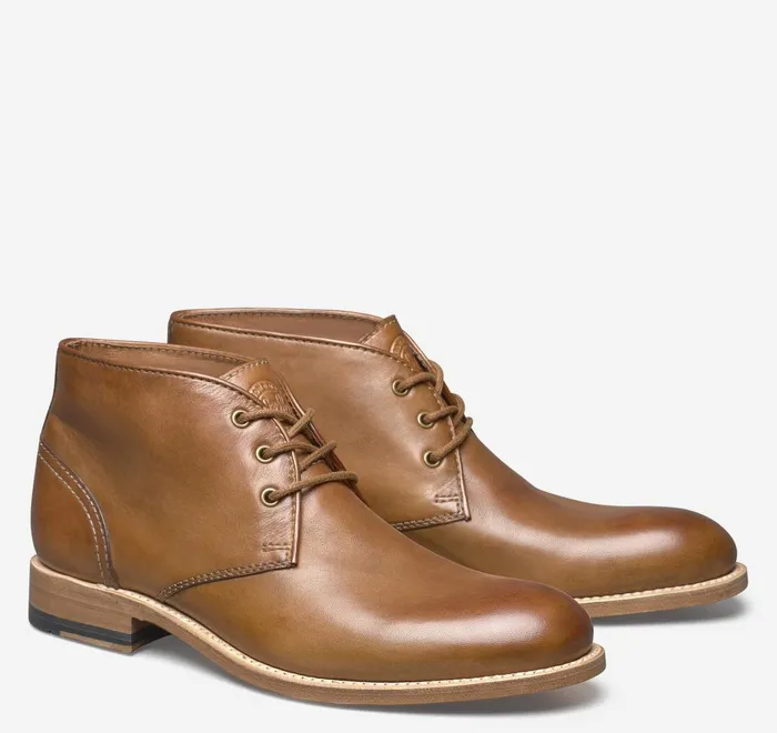 JohnstonandMurphy LaceUps Dudley Chukka Tan Dipdyed Calfskin 8211 Men