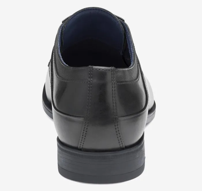 JohnstonandMurphy LaceUps Gibbons Cap Toe Black Full Grain 8211 Men