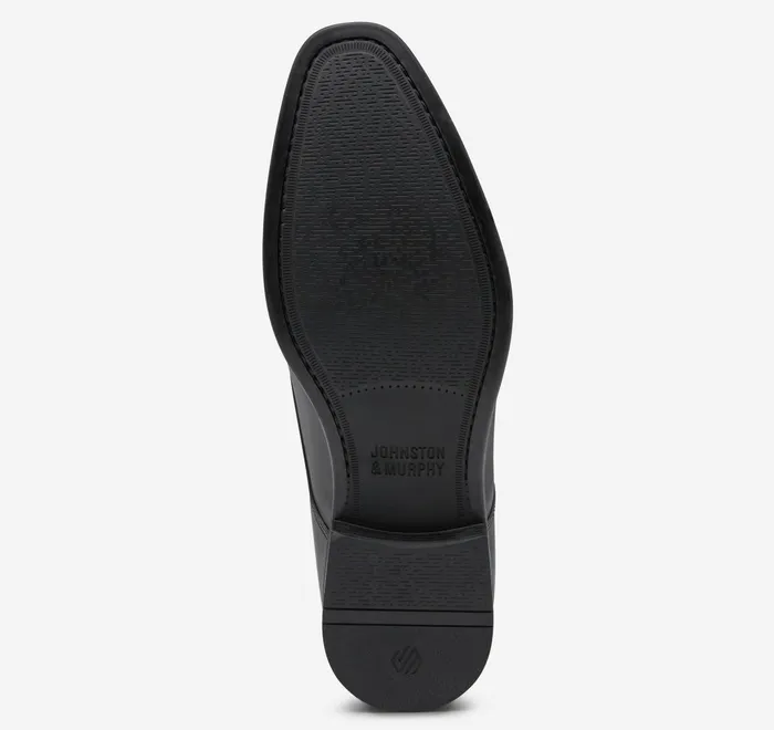 JohnstonandMurphy LaceUps Gibbons Cap Toe Black Full Grain 8211 Men