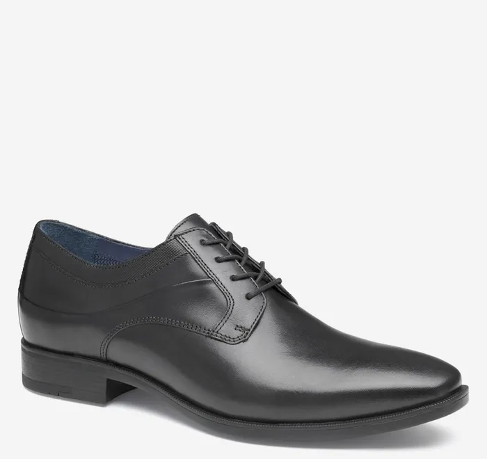 JohnstonandMurphy LaceUps Gibbons Plain Toe Black Full Grain 8211 Men