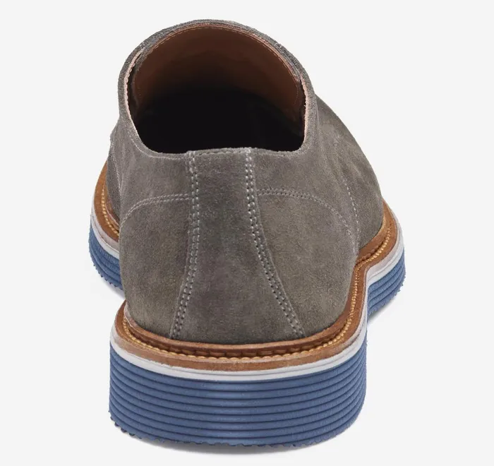JohnstonandMurphy LaceUps Jenson Plain Toe Gray Italian Suede 8211 Men JohnstonandMurphy LaceUps Jenson Plain Toe Gray Italian Suede 8211 Men