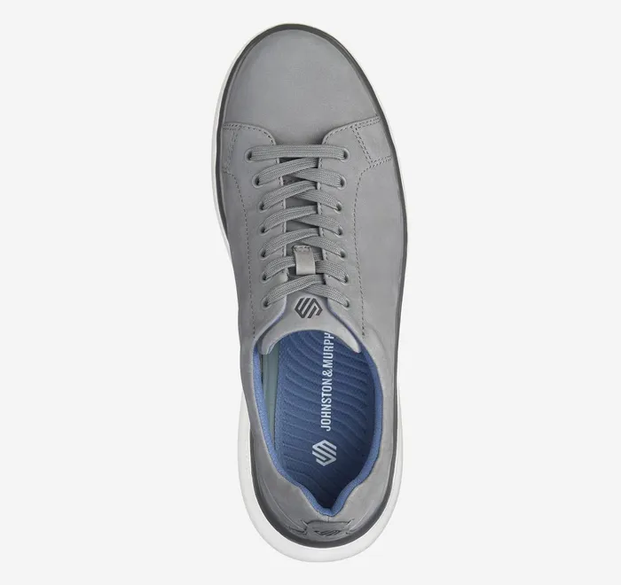 JohnstonandMurphy LaceUps Oasis LaceToToe Gray Nubuck 8211 Men JohnstonandMurphy LaceUps Oasis LaceToToe Gray Nubuck 8211 Men