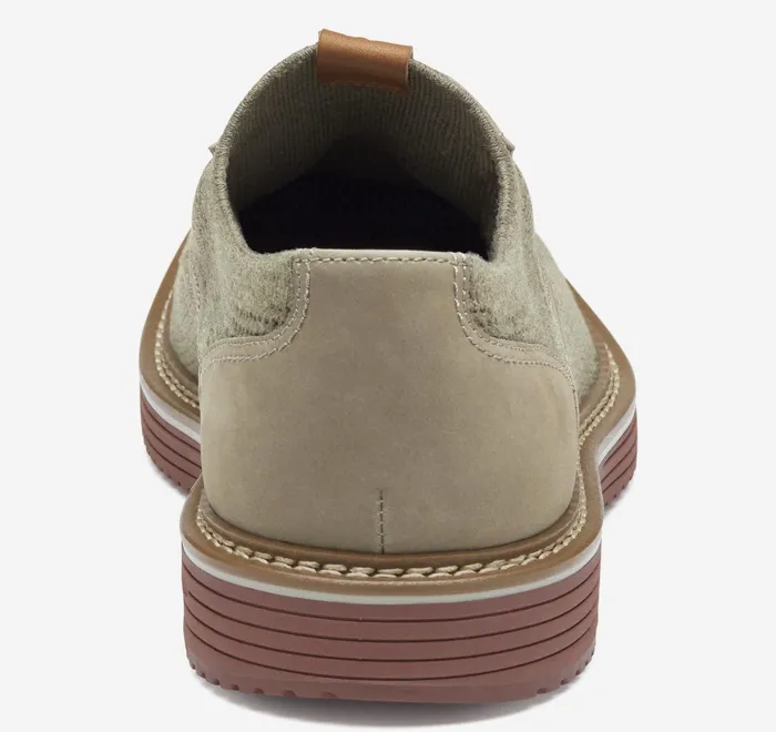 JohnstonandMurphy LaceUps Upton Knit Plain Toe Taupe Knit 8211 Men