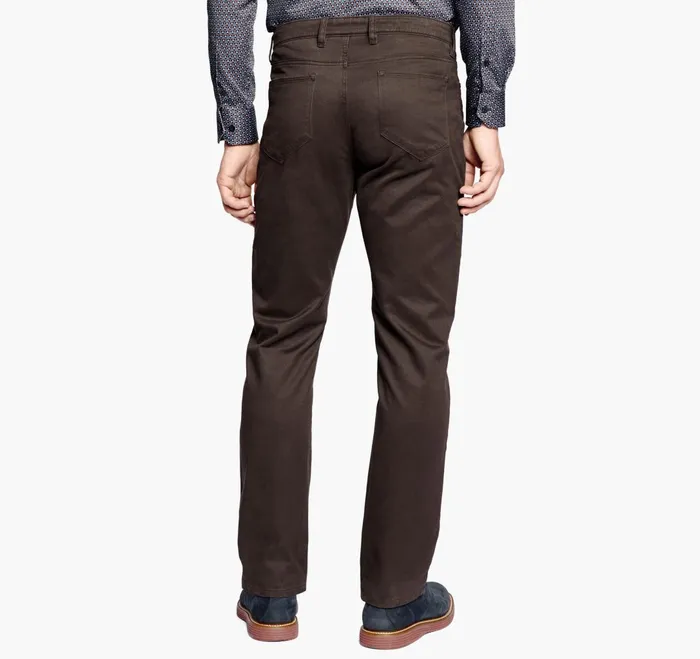 JohnstonandMurphy Pants and Jeans FivePocket Pants Brown 8211 Men