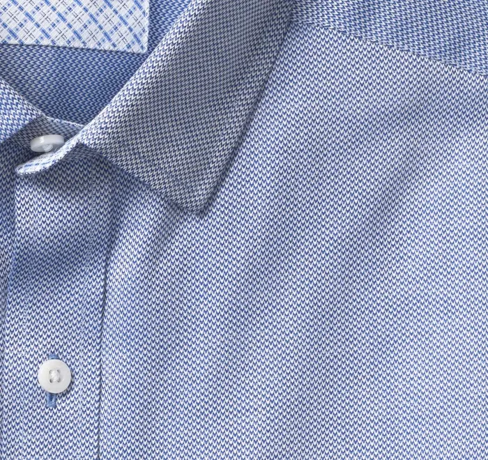 JohnstonandMurphy Shirts Premium Cotton Shirts Royal Birdseye 8211 Men