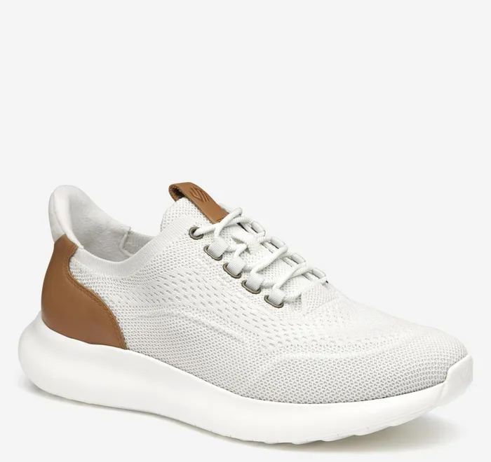 JohnstonandMurphy Sneakers Amherst 20 Knit Plain Toe White Knit 8211 Men