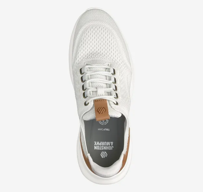 JohnstonandMurphy Sneakers Amherst 20 Knit Plain Toe White Knit 8211 Men JohnstonandMurphy Sneakers Amherst 20 Knit Plain Toe White Knit 8211 Men