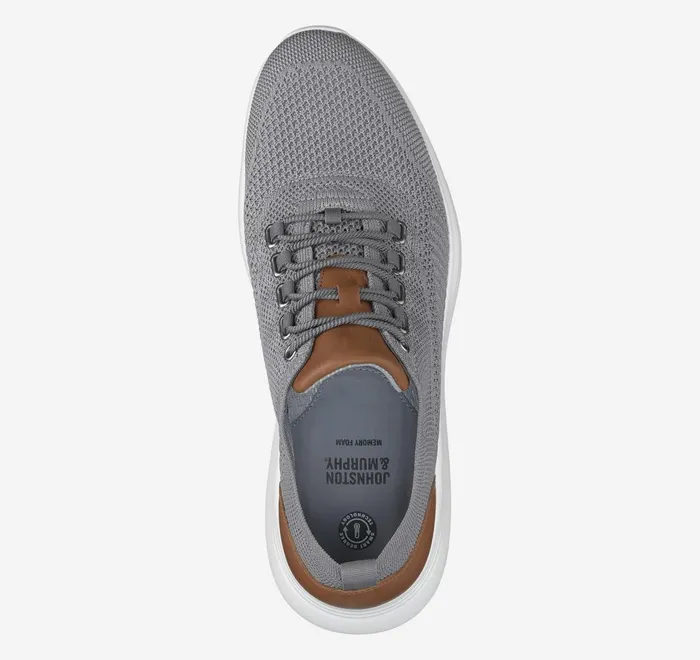 JohnstonandMurphy Sneakers Amherst Knit UThroat Gray Knit 8211 Men