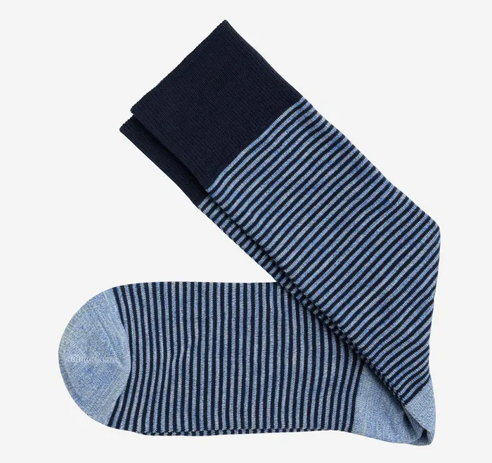 JohnstonandMurphy Socks Striped Dress Socks Blue Heathered Micro Stripe 8211 Men JohnstonandMurphy Socks Striped Dress Socks Blue Heathered Micro Stripe 8211 Men