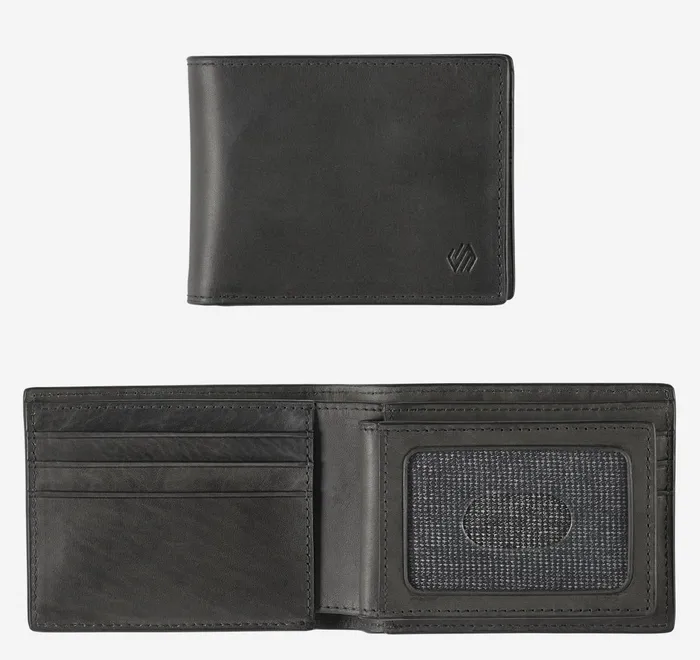 JohnstonandMurphy Wallets Rhodes 2In1 Billfold Wallet Black Full Grain 8211 Men