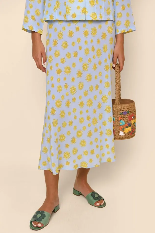 Kelly Sunshine Blue Women RIXO Skirts