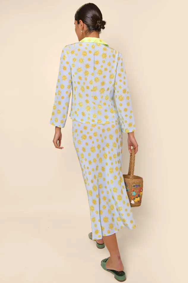 Kelly Sunshine Blue Women RIXO Skirts