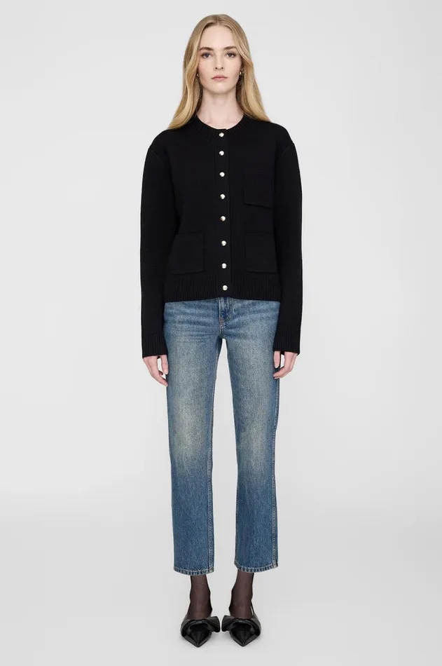 Knits Sweaters Women ANINE BING Jameson Cardigan 8211 Black