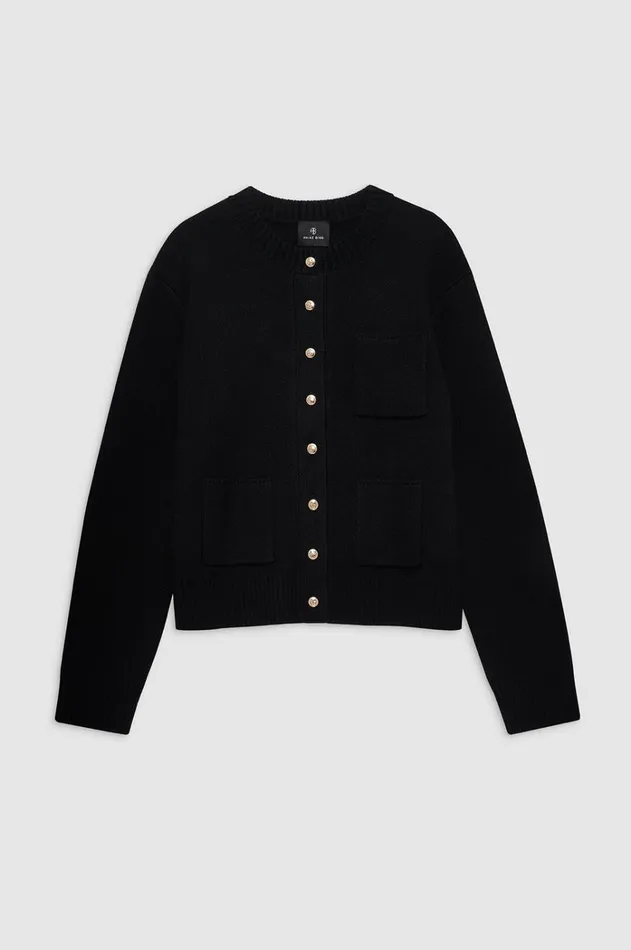 Knits Sweaters Women ANINE BING Jameson Cardigan 8211 Black