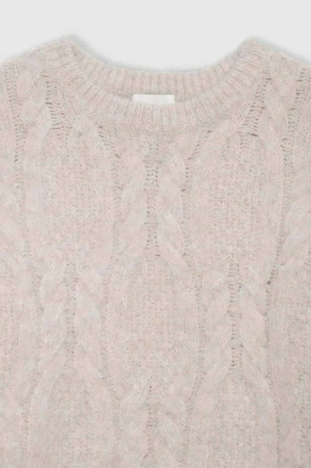 Knits Sweaters Women ANINE BING Marisol Sweater 8211 Light Oat