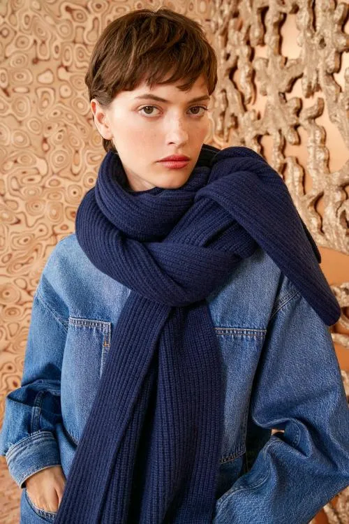 Knits Women Ulla Johnson Brinley Scarf Midnight