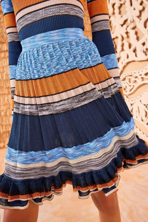 Knits Women Ulla Johnson Eios Skirt Adriatic Knits Women Ulla Johnson Eios Skirt Adriatic