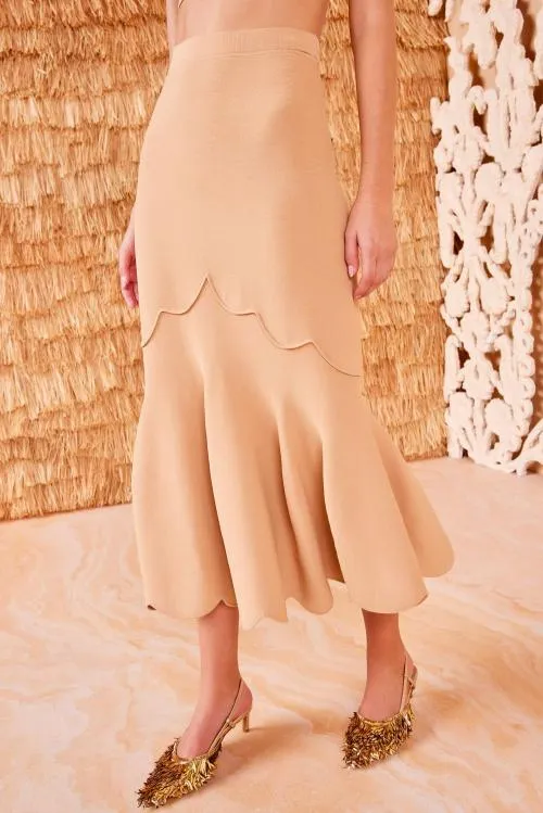 Knits Women Ulla Johnson Estela Skirt Dune Knits Women Ulla Johnson Estela Skirt Dune
