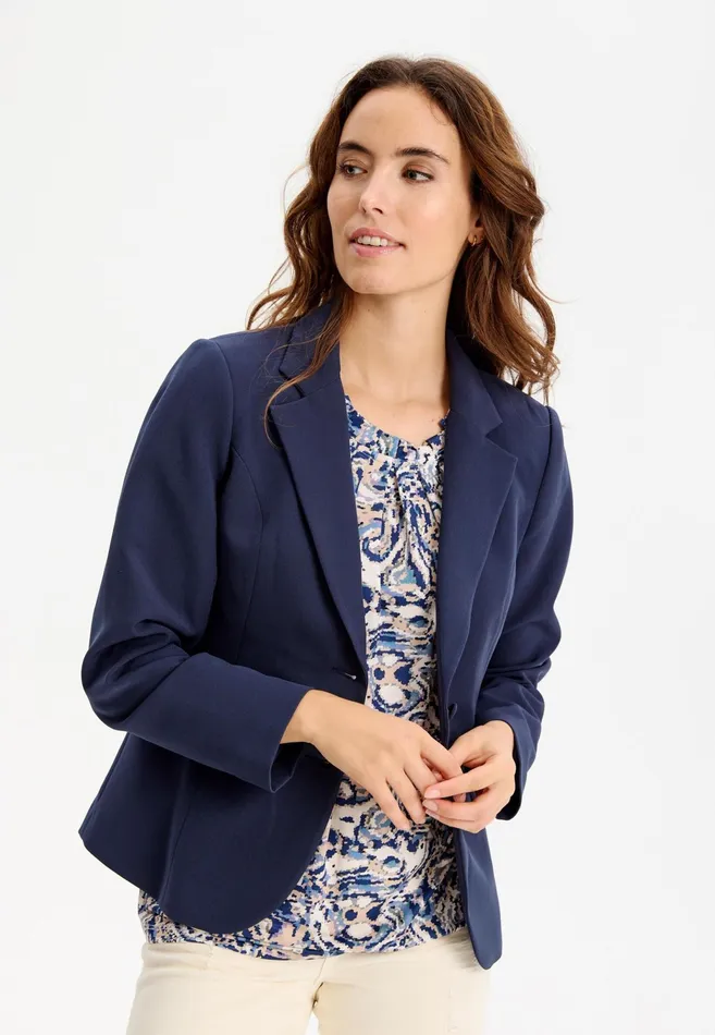 LEA JACKET 15217 591 Navy 591 Women IN FRONT BLAZER JACKETS