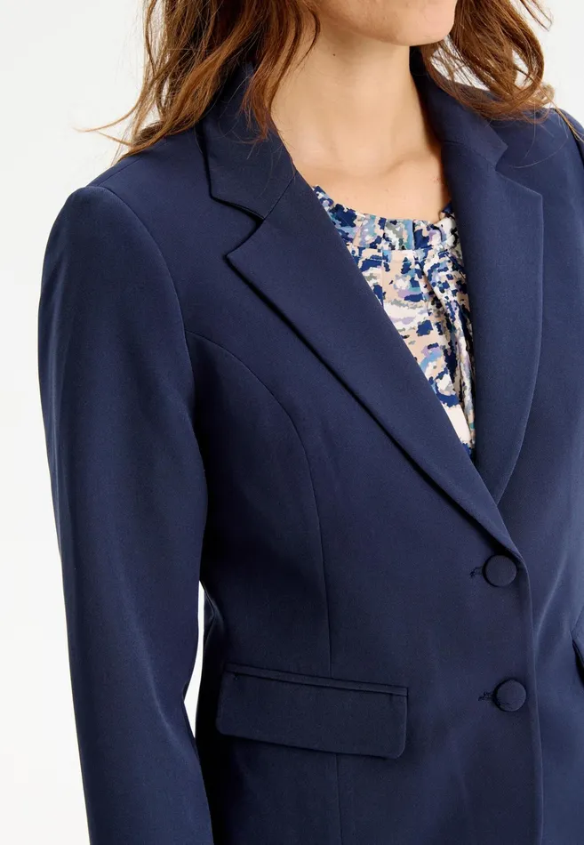 LEA JACKET 15217 591 Navy 591 Women IN FRONT BLAZER JACKETS