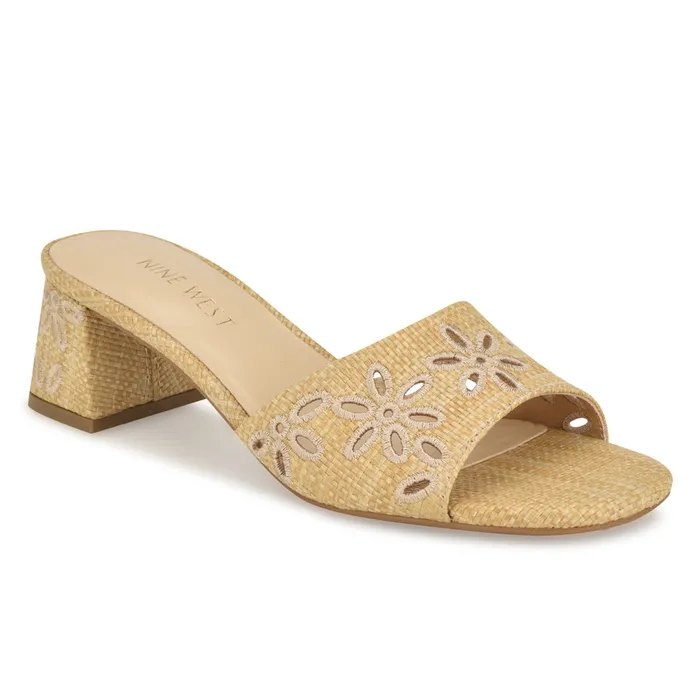 Lidey Eyelet Slide Sandals Lidey Eyelet Slide Sandals