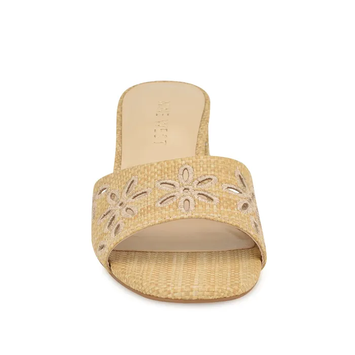 Lidey Eyelet Slide Sandals Lidey Eyelet Slide Sandals