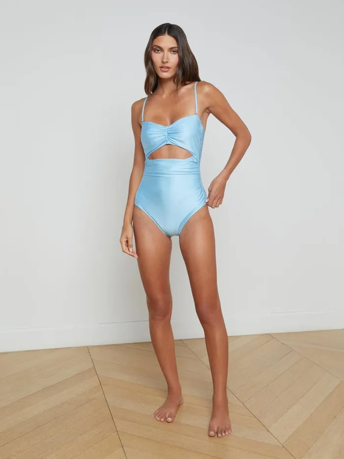 Lily OnePiece Swimsuit Sky Blue Women L039Agence Swimwear