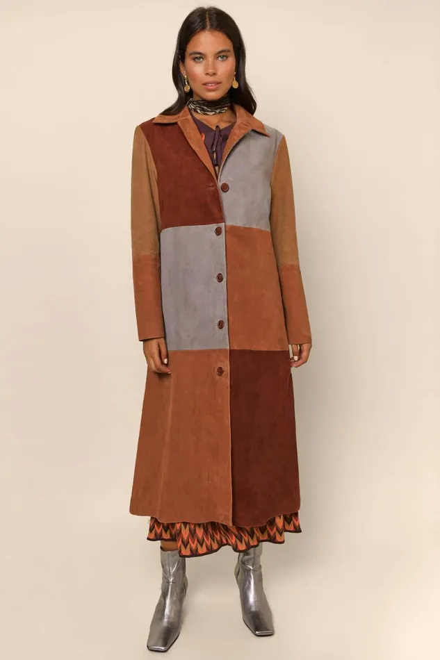 Lindsey Patchwork Autumn Women RIXO Outerwear