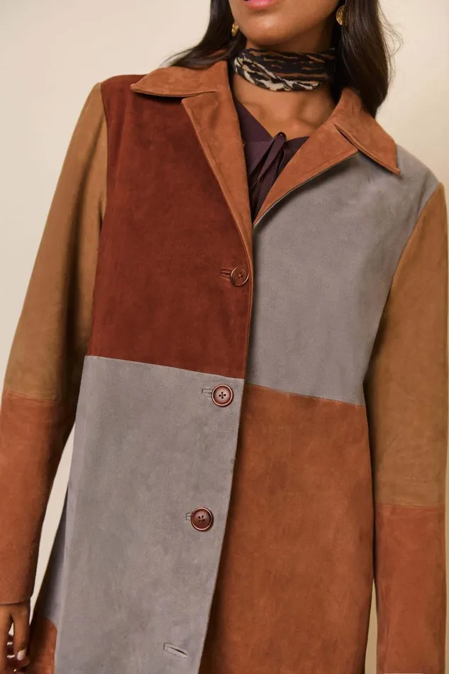Lindsey Patchwork Autumn Women RIXO Outerwear