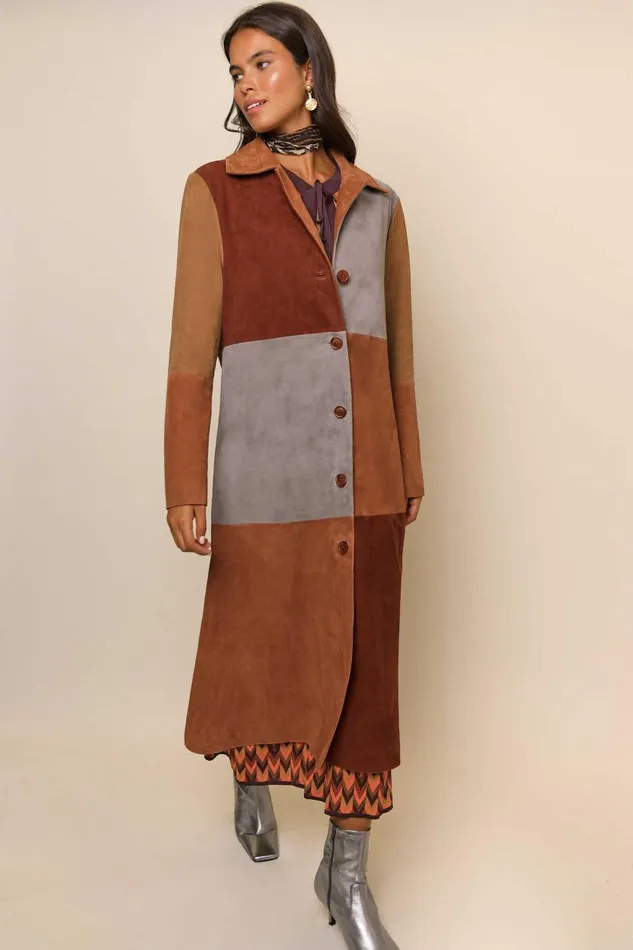 Lindsey Patchwork Autumn Women RIXO Outerwear