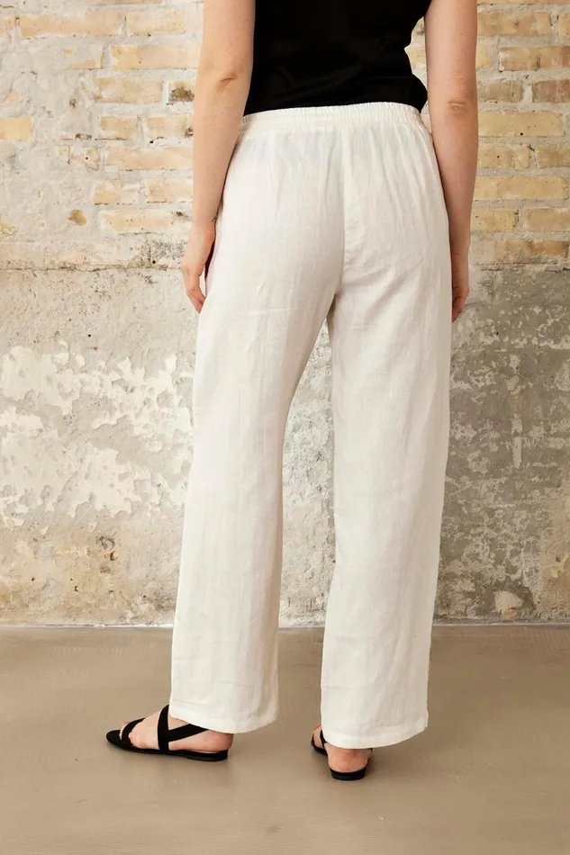 LINEA PANTS 16147 020 Off White 020 Women IN FRONT PANTS