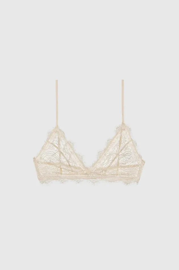 Lingerie Women ANINE BING Lace Bra With Trim 8211 Nude