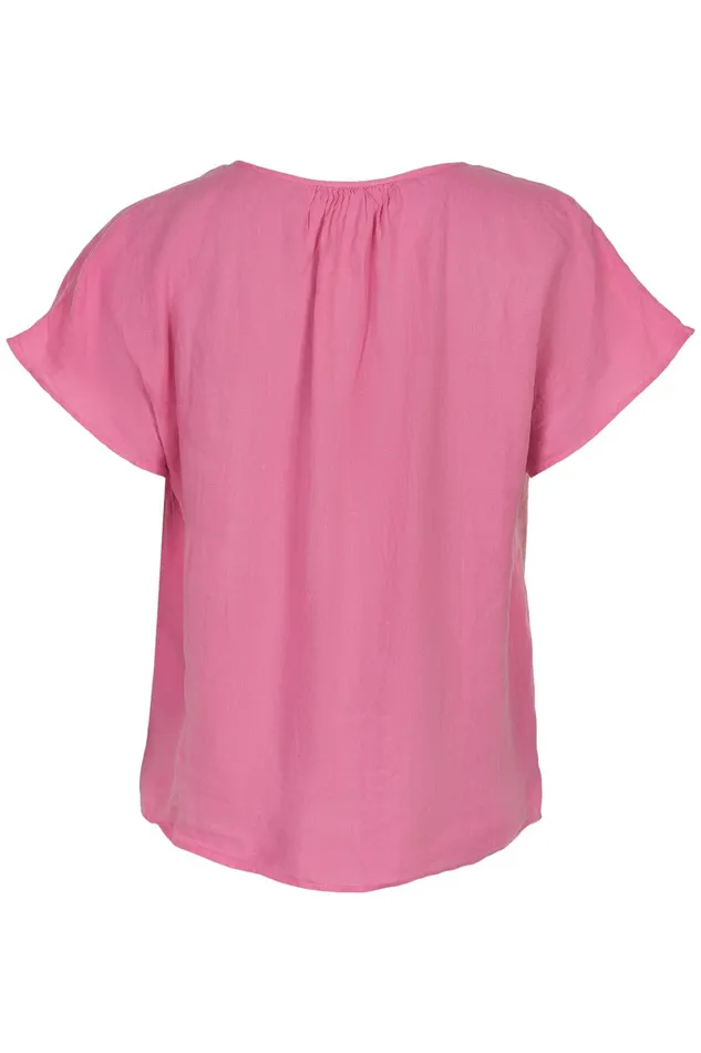 LINO BLOUSE 15035 221 Pink 221 Women IN FRONT TOPS TSHIRTS