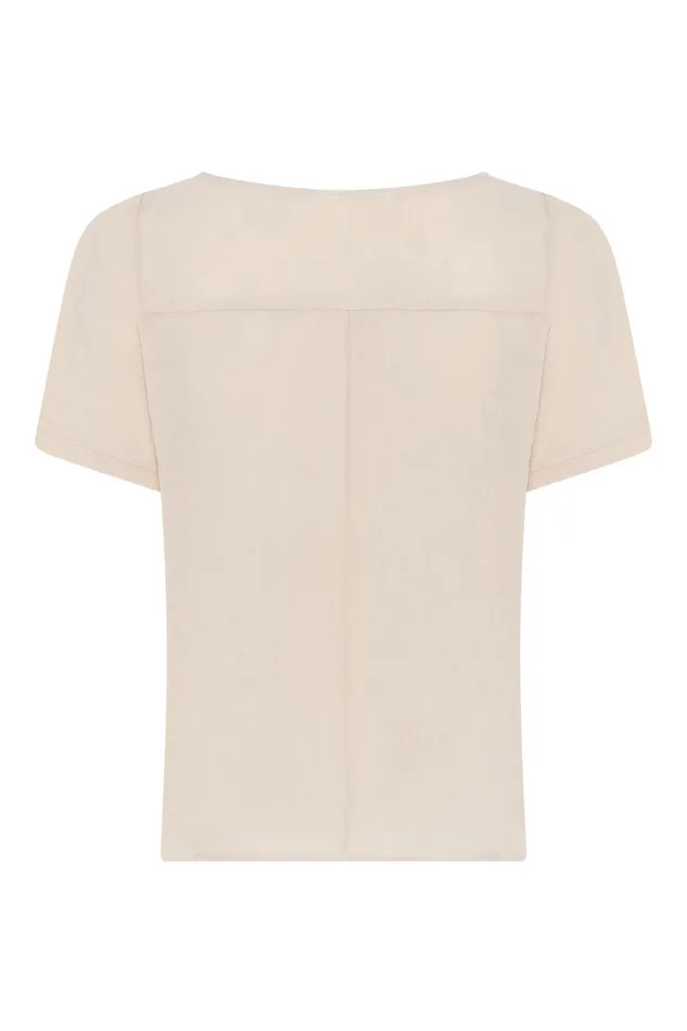 LINO BLOUSE 16234 190 Nature 190 Women IN FRONT LINEN COLLECTION