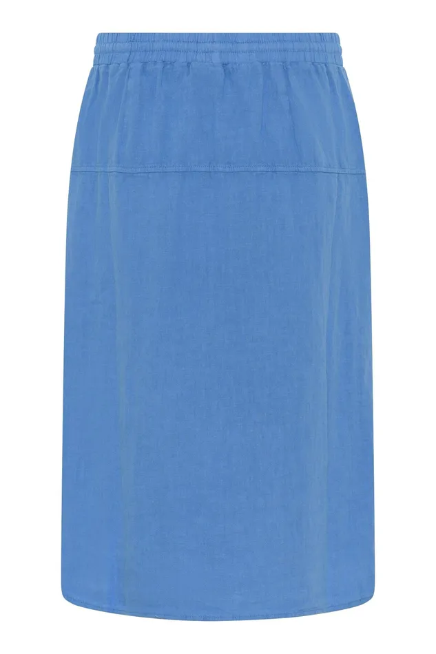 LINO SKIRT 16239 501 Blue 501 Women IN FRONT SKIRTS LINO SKIRT 16239 501 Blue 501 Women IN FRONT SKIRTS