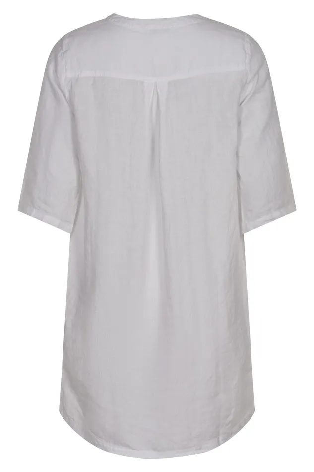 LINO TUNIC 15044 010 White 010 Women IN FRONT DRESSES