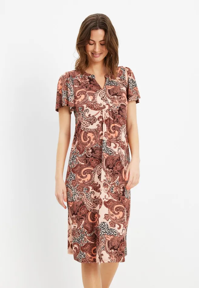 LOLA DRESS 15716 215 Rose 215 Women IN FRONT DRESSES